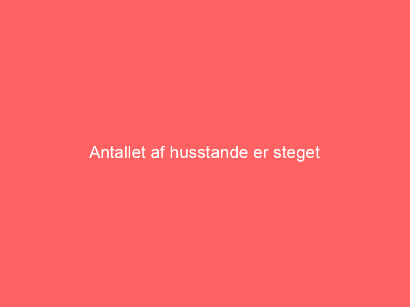 You are currently viewing Antallet af husstande er steget